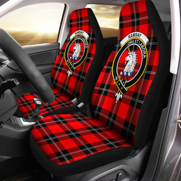 Ramsay Modern Tartan Car Seat Cover with Family Crest