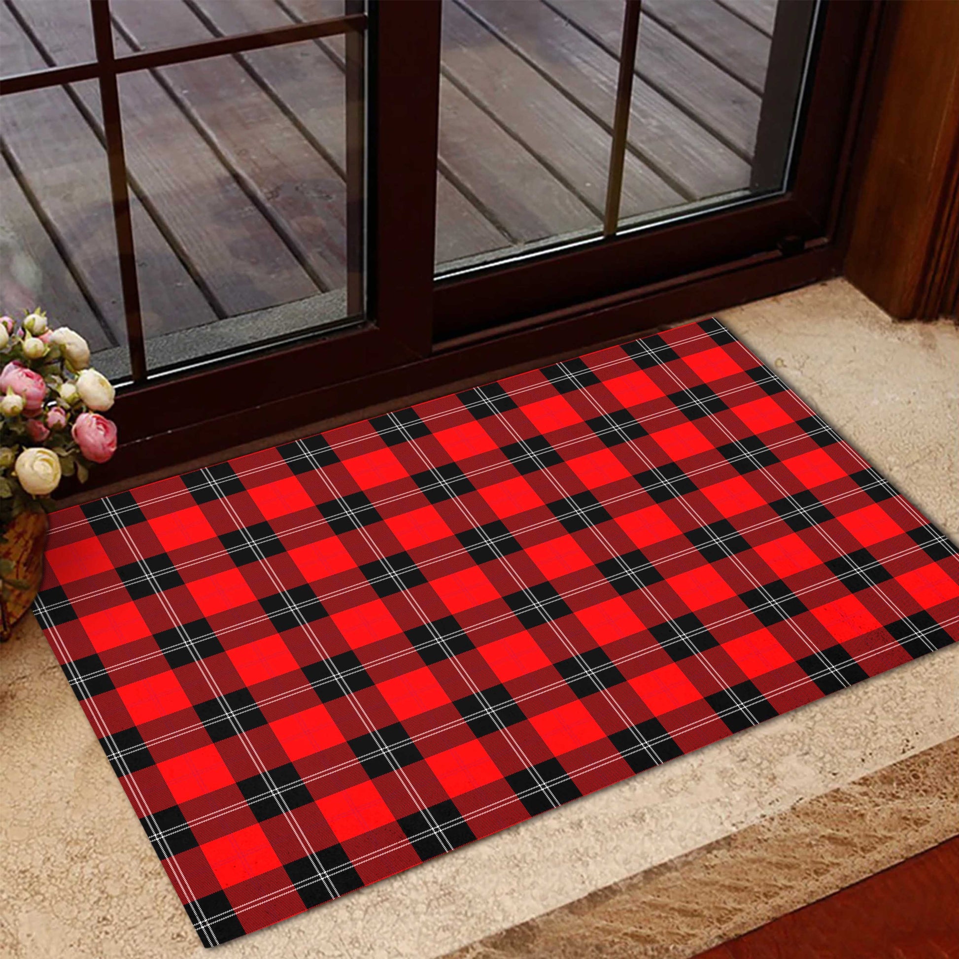 Ramsay Modern Tartan Door Mat - Tartanvibesclothing