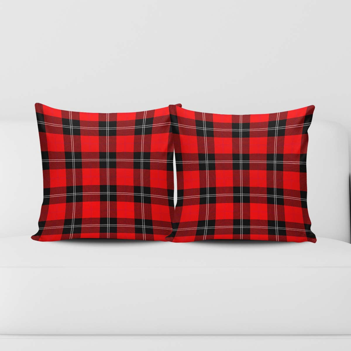 Ramsay Modern Tartan Pillow Cover Square Pillow Cover - Tartanvibesclothing