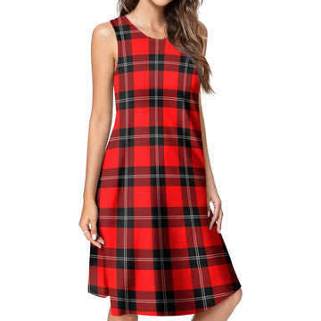 Ramsay Modern Tartan Womens Casual Dresses