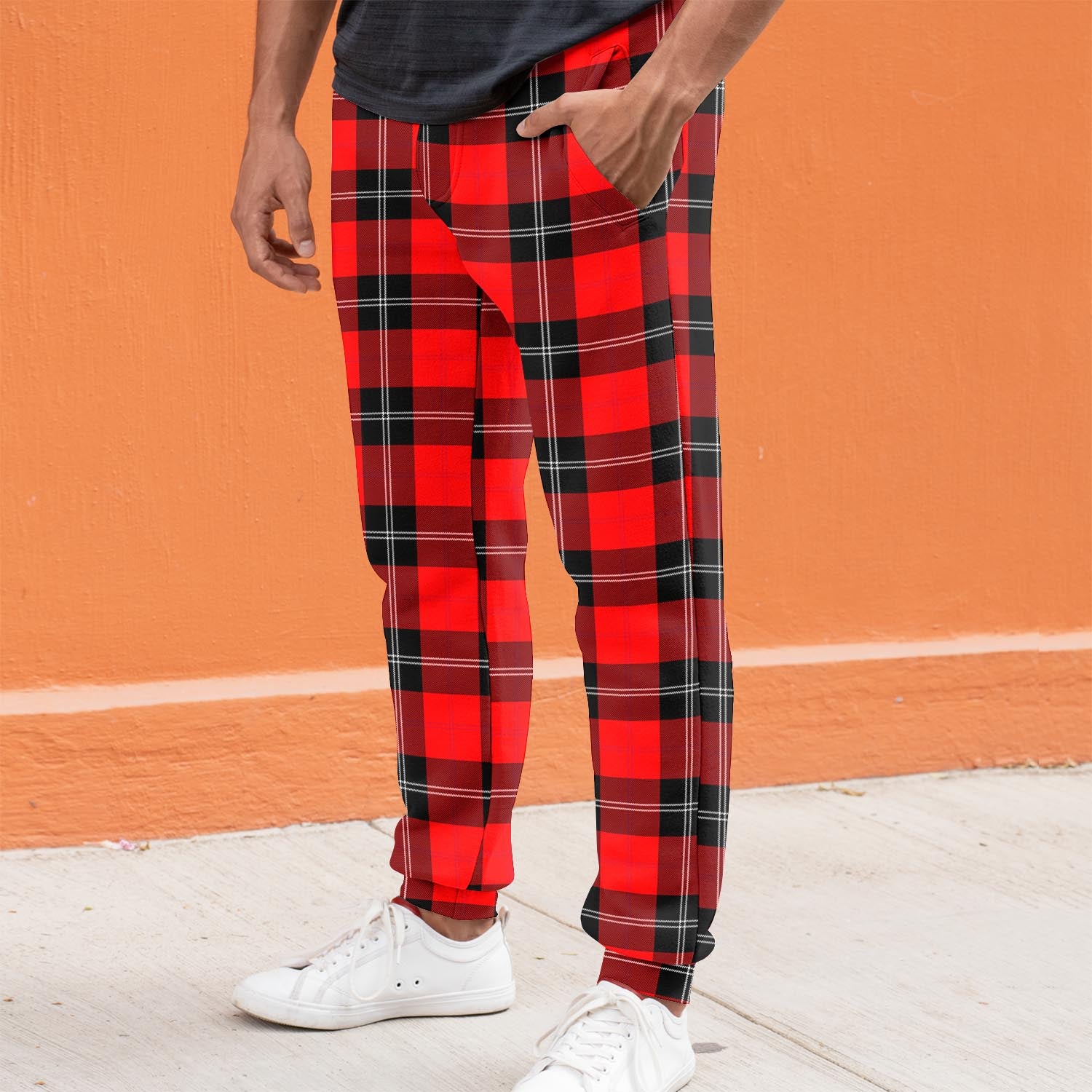 Ramsay Modern Tartan Joggers Pants S - Tartan Vibes Clothing