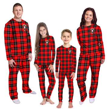 Ramsay Modern Tartan Pajamas Family Set with Family Crest