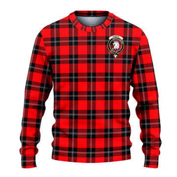 Ramsay Modern Tartan Ugly Sweater with Family Crest