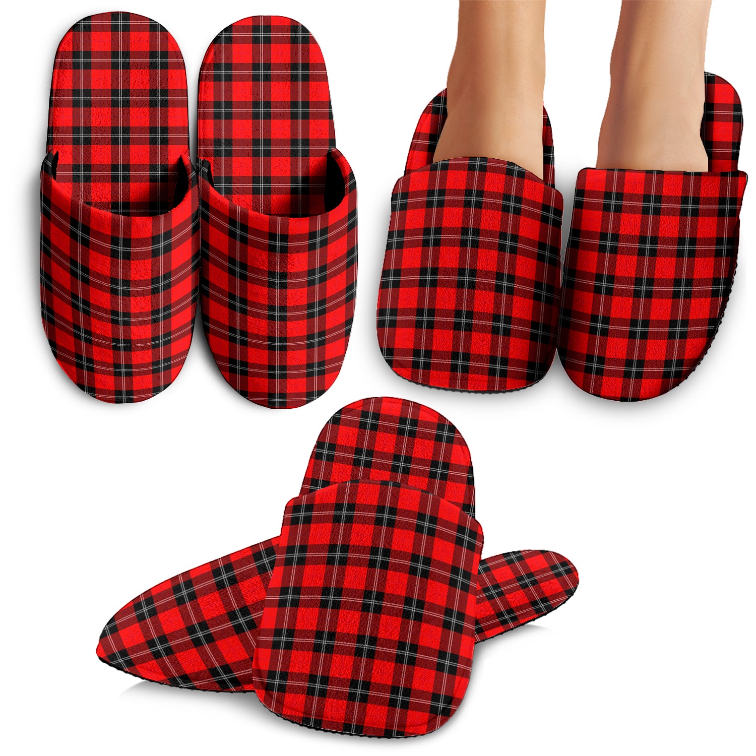 Ramsay Modern Tartan Home Slippers - Tartanvibesclothing Shop