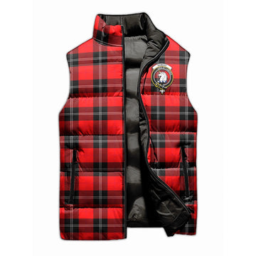 Ramsay Modern Tartan Sleeveless Puffer Jacket with Family Crest