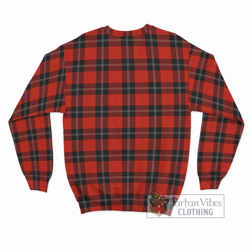 Tartan Vibes Clothing Ramsay Modern Tartan Sweatshirt with Family Crest DNA In Me Style