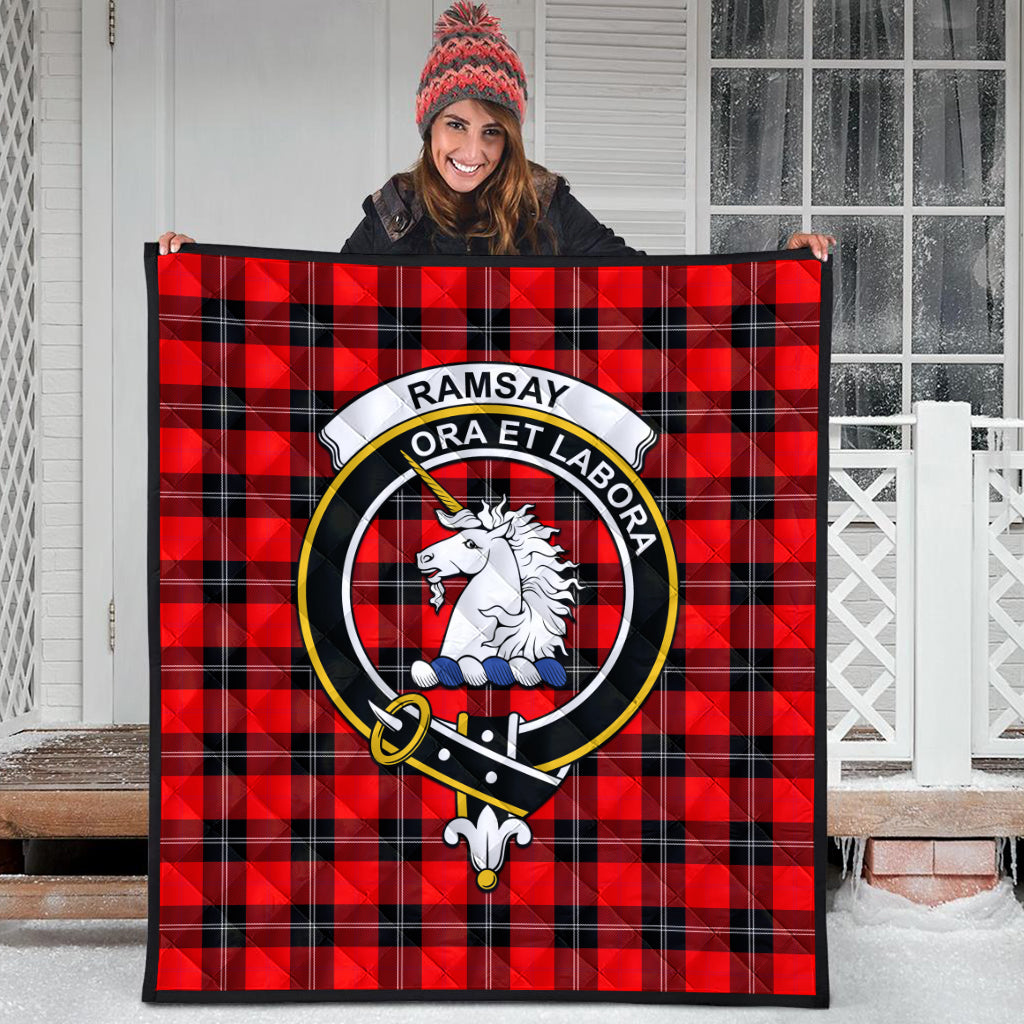 ramsay-modern-tartan-quilt-with-family-crest