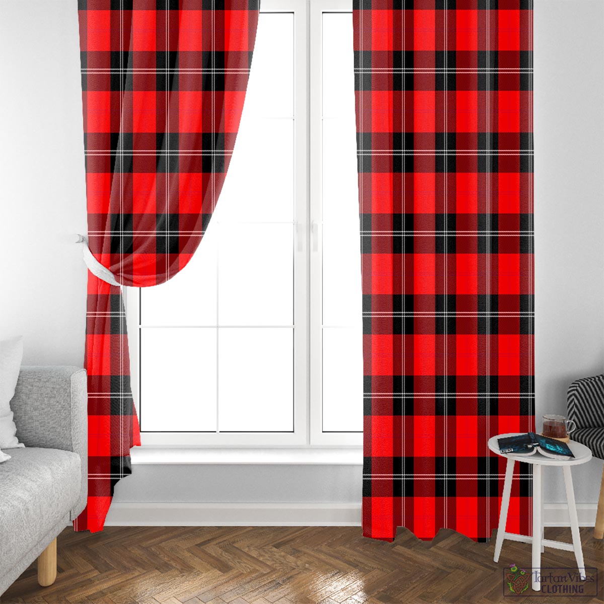 Ramsay Modern Tartan Window Curtain