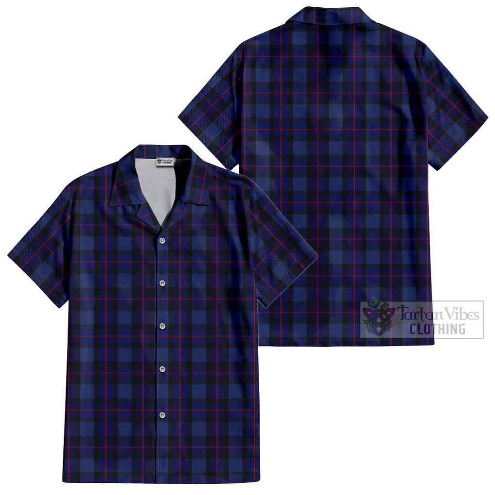 Rangers Tartan Cotton Hawaiian Shirt Kid - Tartanvibesclothing Shop