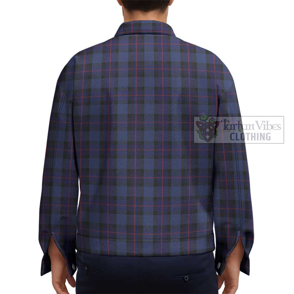 Rangers Tartan Unisex Lapel Cotton Jacket - Tartan Vibes Clothing