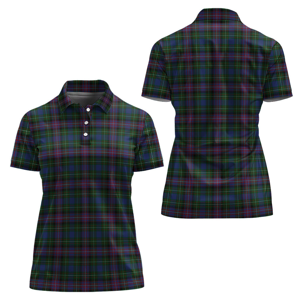 Rankin Tartan Polo Shirt For Women Women - Tartan Vibes Clothing