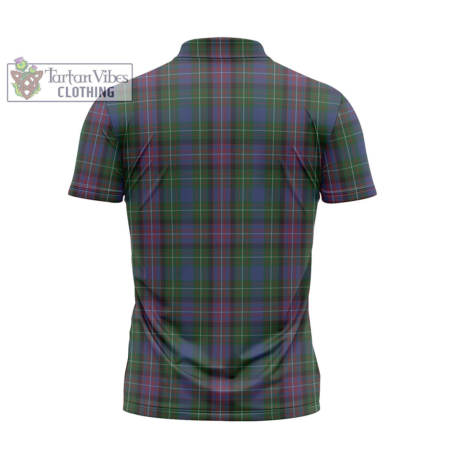 Tartan Vibes Clothing Rankin Tartan Zipper Polo Shirt