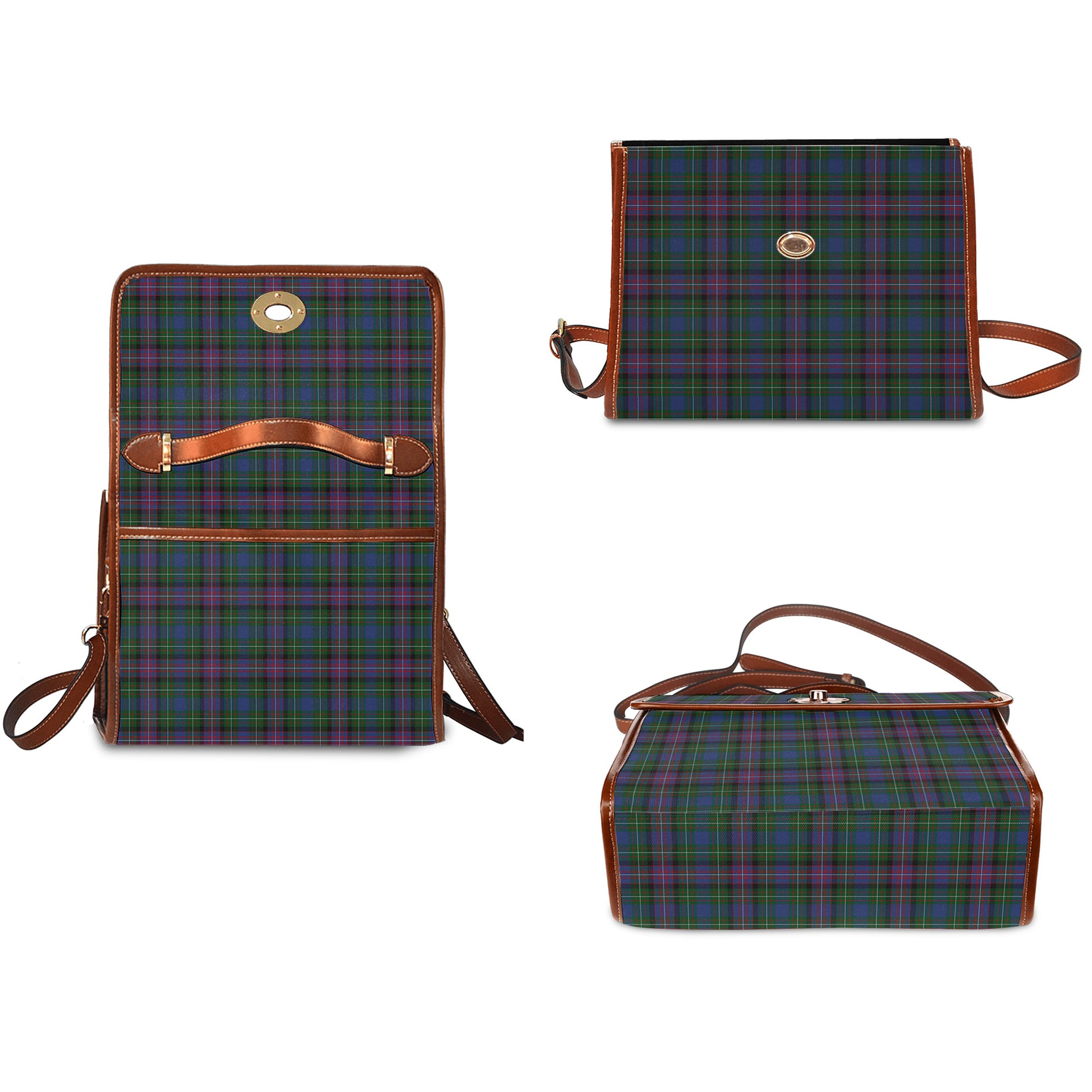 rankin-tartan-leather-strap-waterproof-canvas-bag