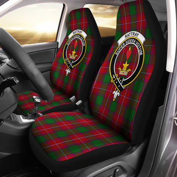 Rattray Tartan Car Seat Cover with Family Crest One Size - Tartan Vibes Clothing
