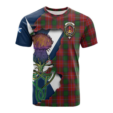 Rattray Tartan Family Crest Cotton T-shirt Scottish Thistle Celtic Inspired Kid's Shirt - Tartan Vibes Clothing