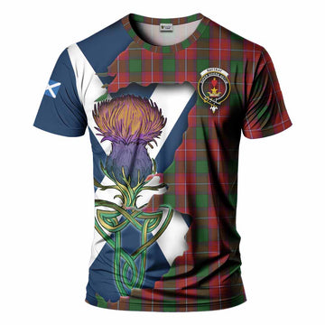 Rattray Tartan Family Crest T-Shirt Scottish Thistle Celtic Inspired Kid's Shirt - Tartan Vibes Clothing