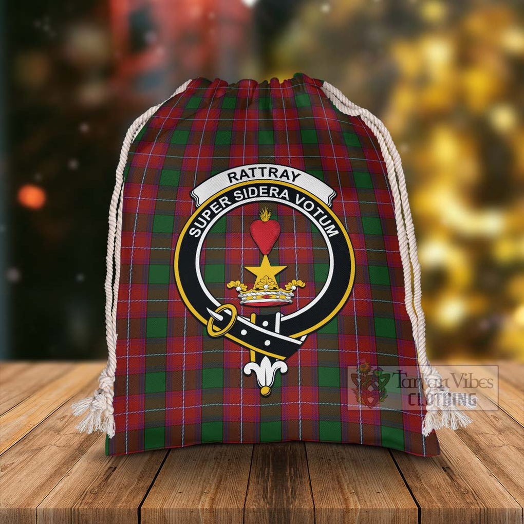 Tartan Vibes Clothing Rattray Tartan Christmas Santa's Bag with Family Crest