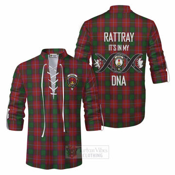 Rattray Tartan Ghillie Kilt Shirt with Family Crest DNA In Me Style