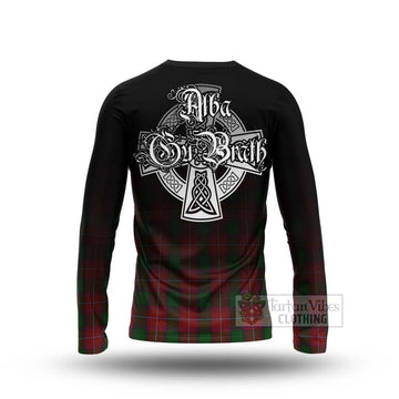 Rattray Tartan Long Sleeve T-Shirt Featuring Alba Gu Brath Family Crest Celtic Inspired