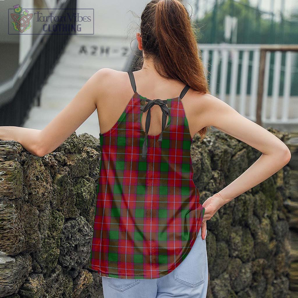 Tartan Vibes Clothing Rattray Tartan Loose Halter Neck Camisole