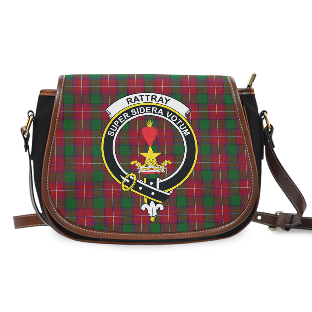 Rattray Tartan Saddle Bag with Family Crest - Tartan Vibes Clothing