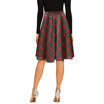 Rattray Tartan Melete Pleated Midi Skirt