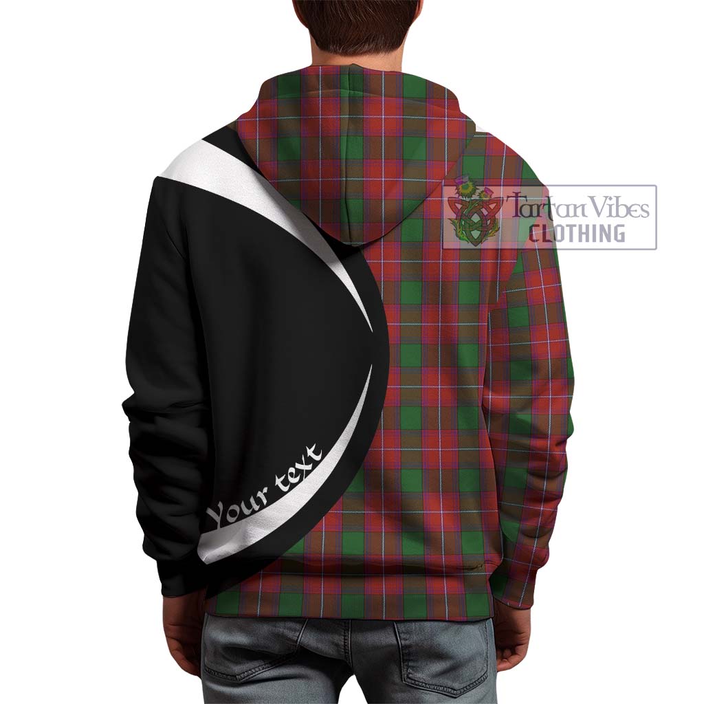 Rattray Tartan Hoodie with Family Crest Circle Style - Tartan Vibes Clothing