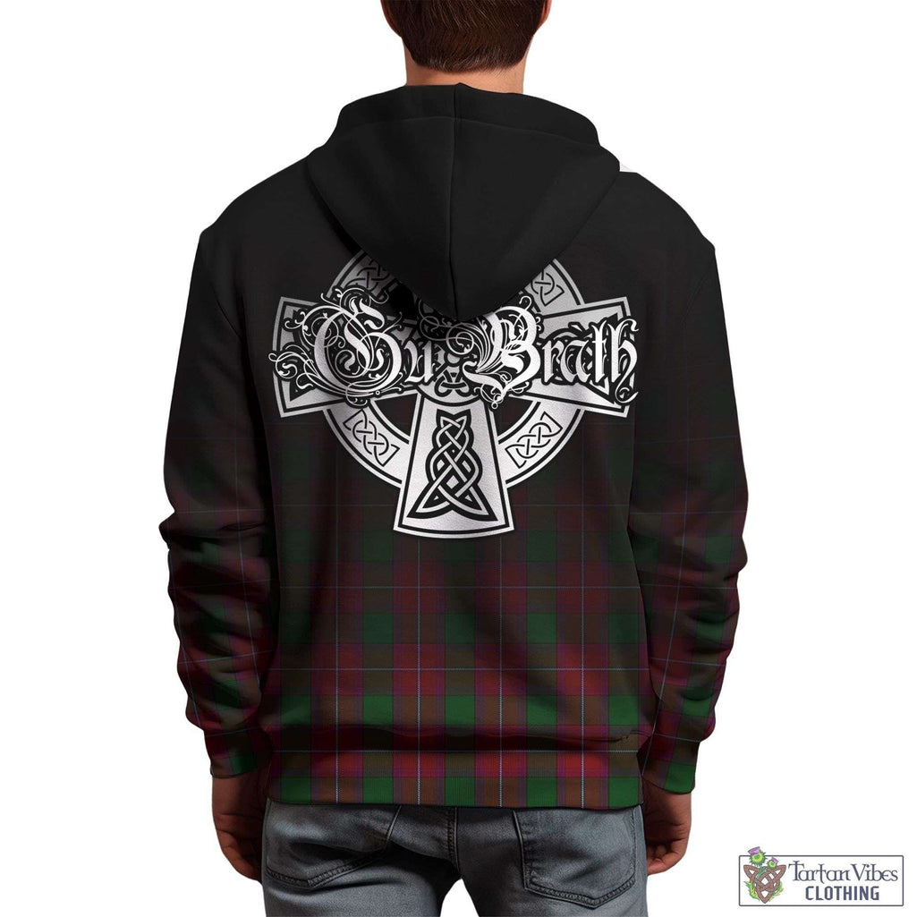 Tartan Vibes Clothing Rattray Tartan Hoodie Featuring Alba Gu Brath Family Crest Celtic Inspired