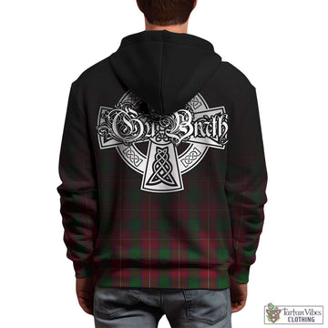 Rattray Tartan Hoodie Featuring Alba Gu Brath Family Crest Celtic Inspired