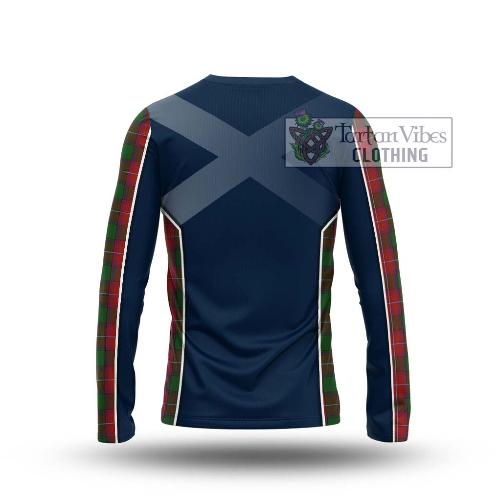 Rattray Tartan Long Sleeve T-Shirt with Family Crest and Lion Rampant Vibes Sport Style - Tartan Vibes Clothing