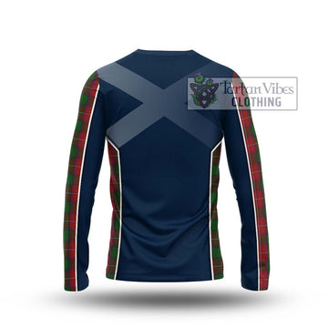 Rattray Tartan Long Sleeve T-Shirt with Family Crest and Lion Rampant Vibes Sport Style