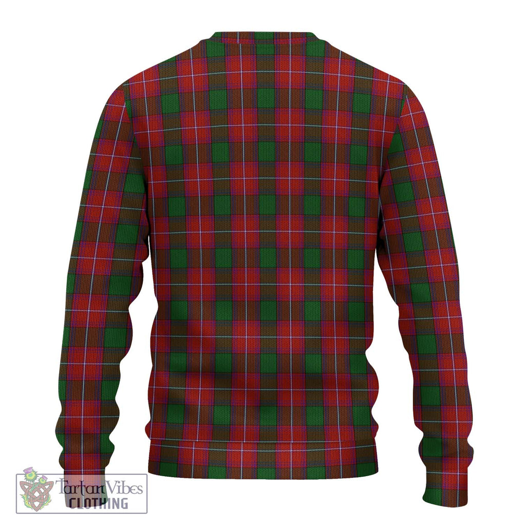 Rattray Tartan Knitted Sweater with Family Crest DNA In Me Style - Tartanvibesclothing Shop