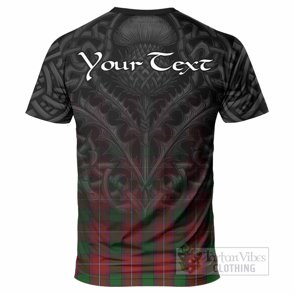 Tartan Vibes Clothing Rattray Tartan T-Shirt with Family Crest Celtic Thistle Vibes