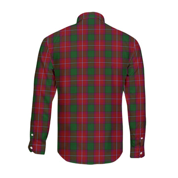 Rattray Tartan Long Sleeve Button Up Shirt with Family Crest