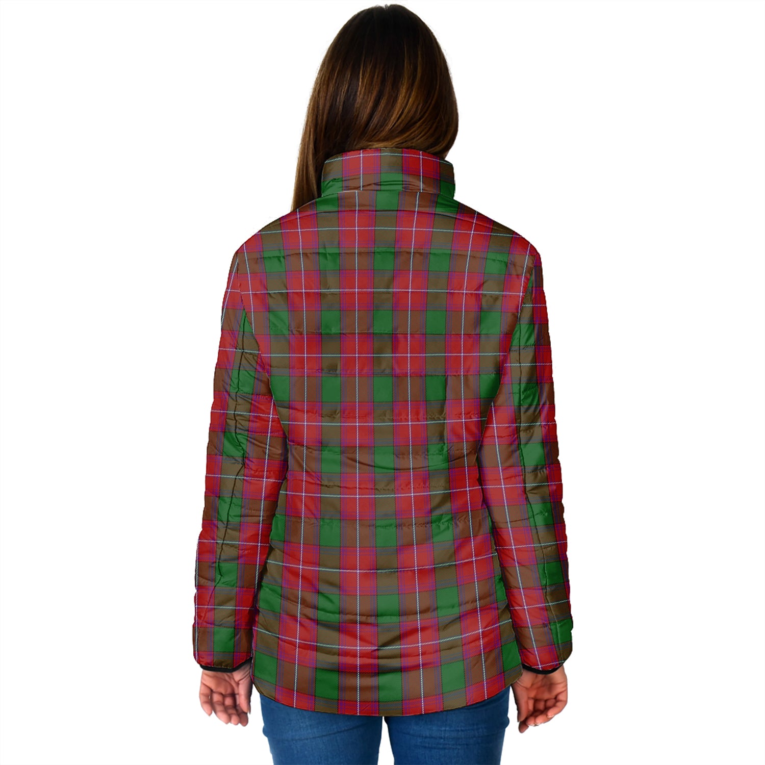 Rattray Tartan Padded Jacket with Family Crest - Tartan Vibes Clothing