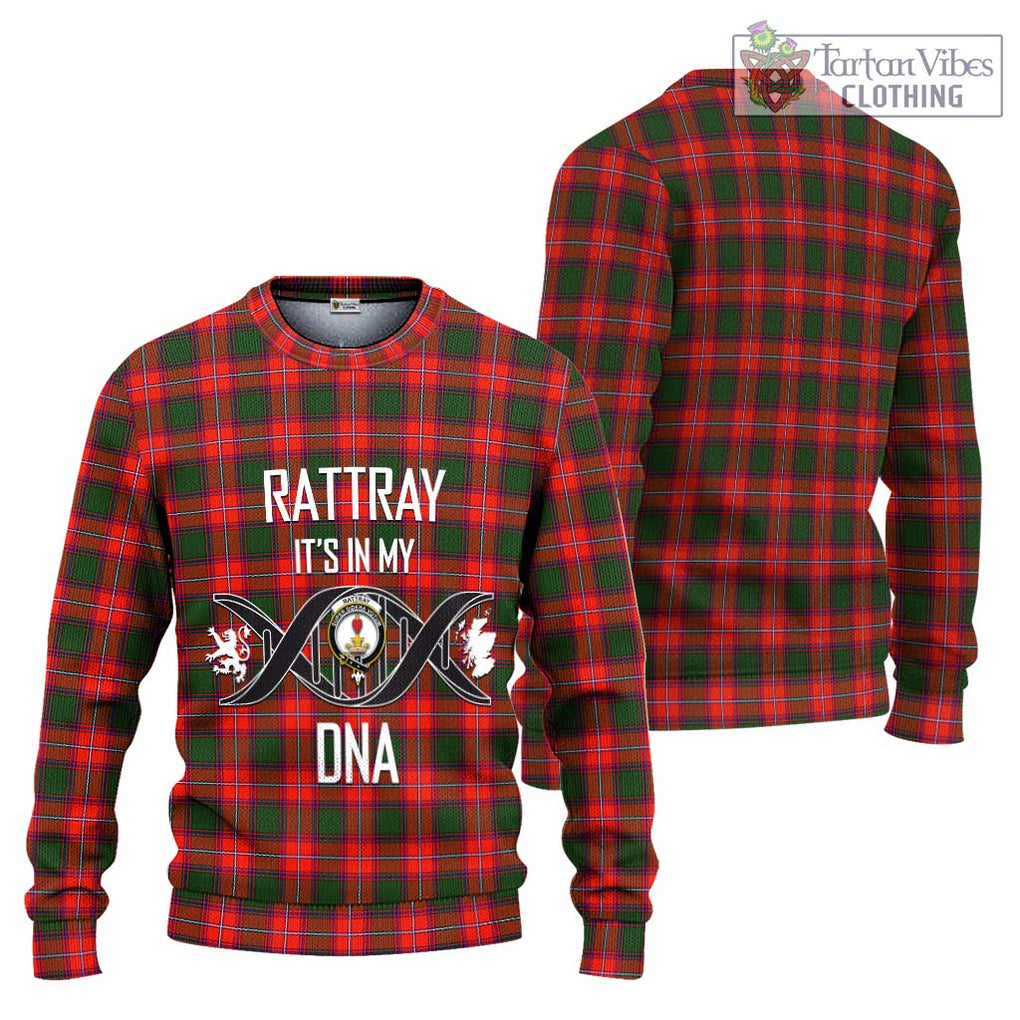 Rattray Modern Tartan Knitted Sweater with Family Crest DNA In Me Style Unisex - Tartanvibesclothing Shop