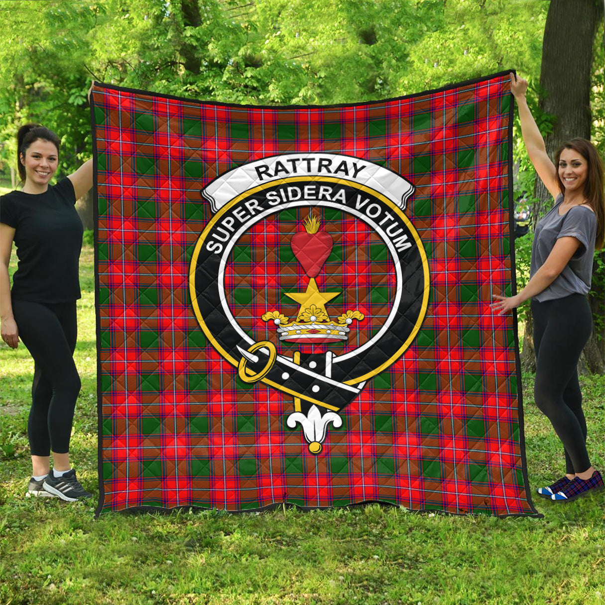 rattray-modern-tartan-quilt-with-family-crest