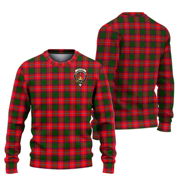 Rattray Modern Tartan Ugly Sweater with Family Crest