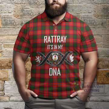 Rattray Modern Tartan Polo Shirt with Family Crest DNA In Me Style