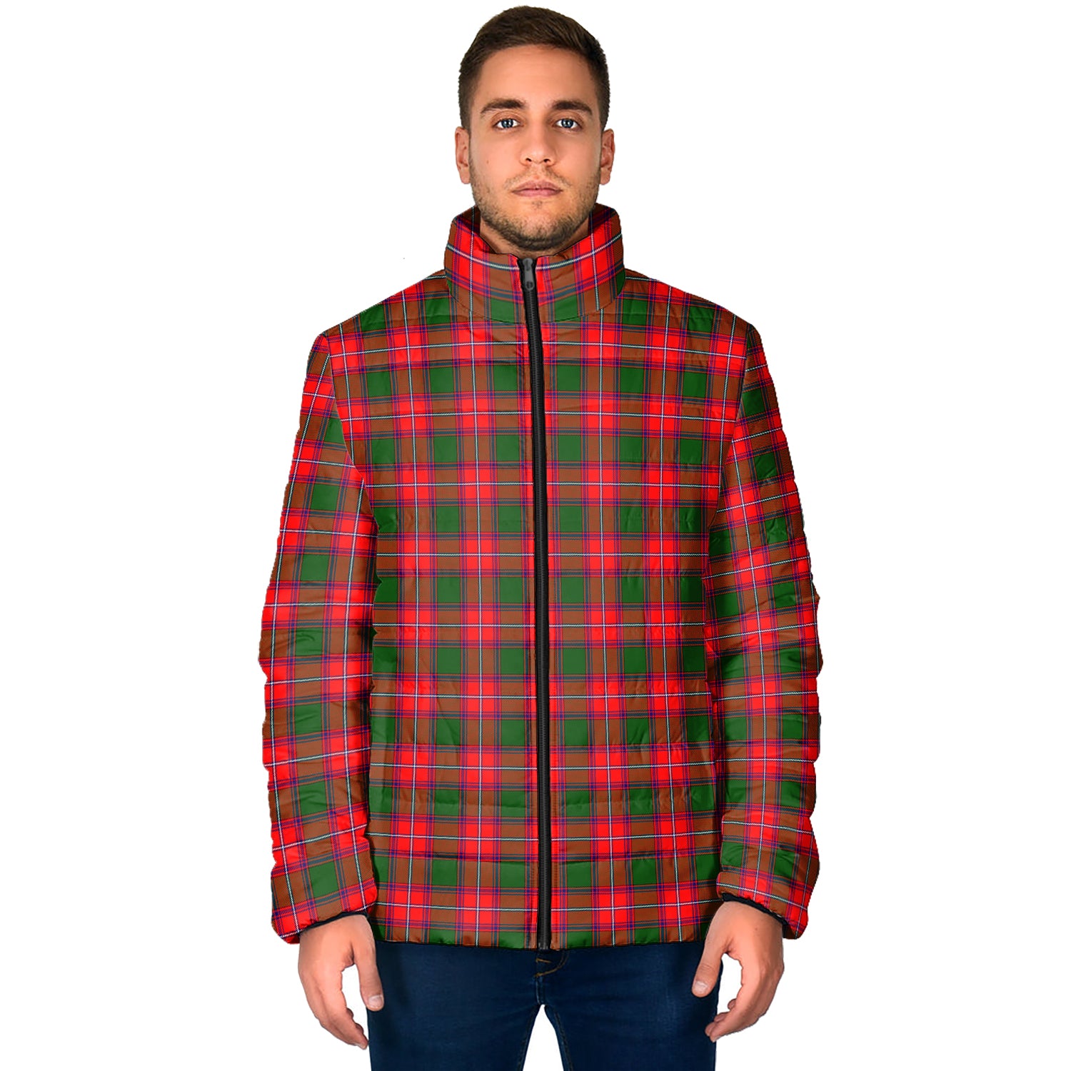 Rattray Modern Tartan Padded Jacket - Tartanvibesclothing