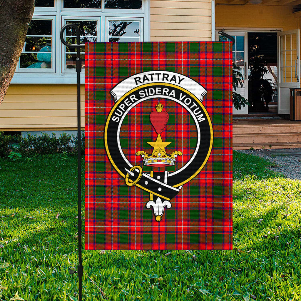 Rattray Modern Tartan Flag with Family Crest - Tartan Vibes Clothing