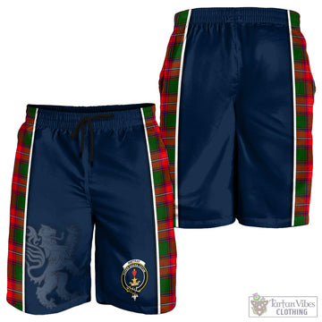 Rattray Modern Tartan Men's Shorts with Family Crest and Lion Rampant Vibes Sport Style