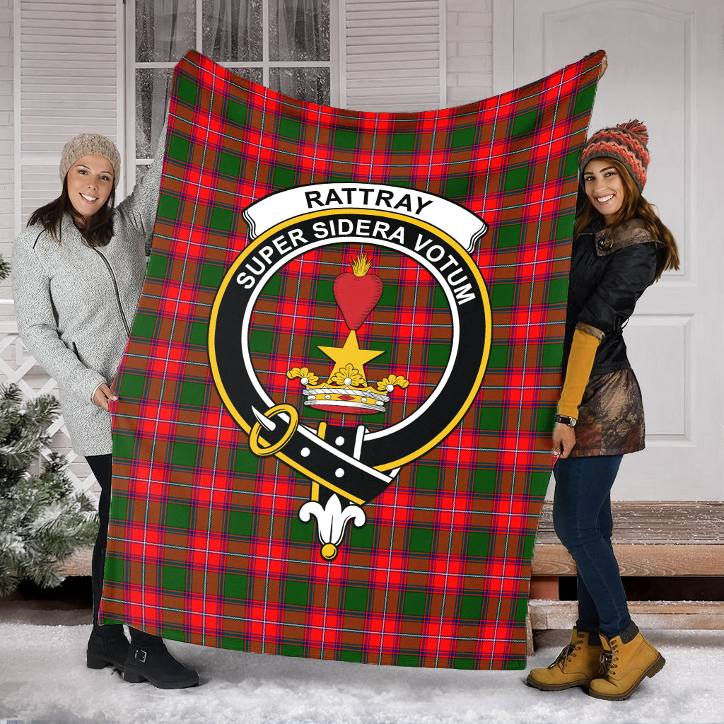 rattray-modern-tartab-blanket-with-family-crest