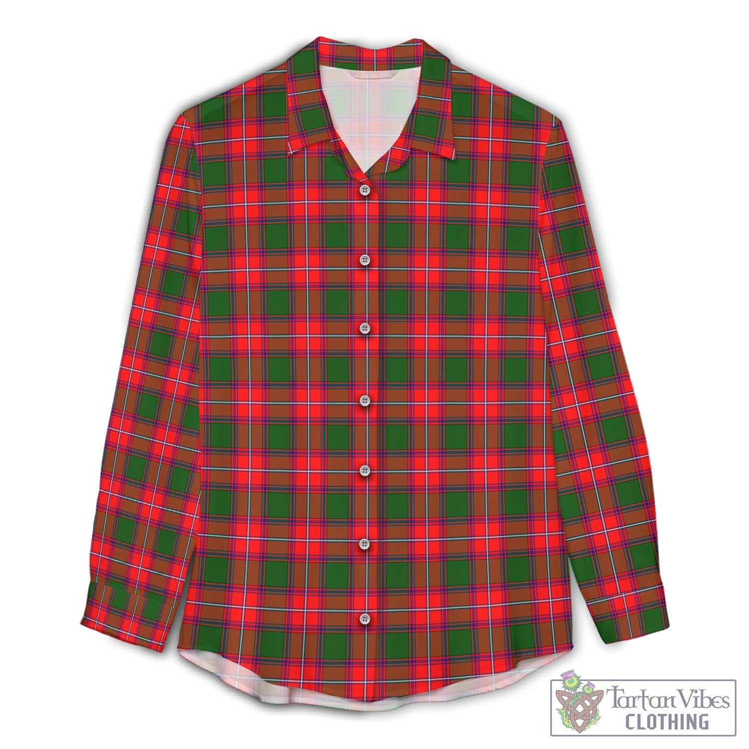 Rattray Modern Tartan Womens Casual Shirt