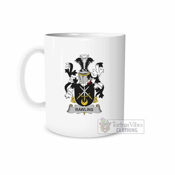 Rawlins Irish Clan Coat of Arms Ceramic Mug