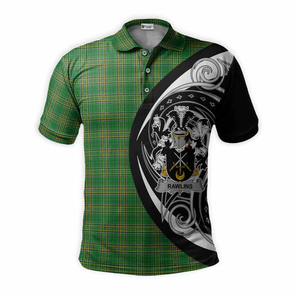 Rawlins Irish Clan Polo Shirt Celtic Circle Style Kid - Tartan Vibes Clothing