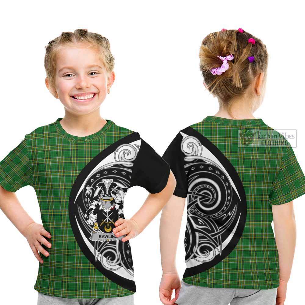 Rawlins Irish Clan Kid T-Shirt Celtic Circle Style - Tartan Vibes Clothing
