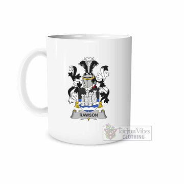 Rawson Irish Clan Coat of Arms Ceramic Mug