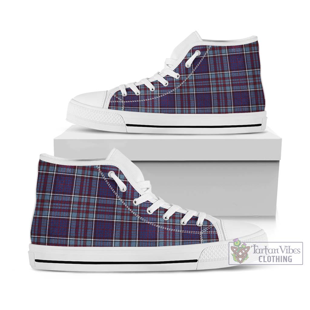 RCAF Tartan High Top Shoes Kid High Top - White Sole - Tartan Vibes Clothing