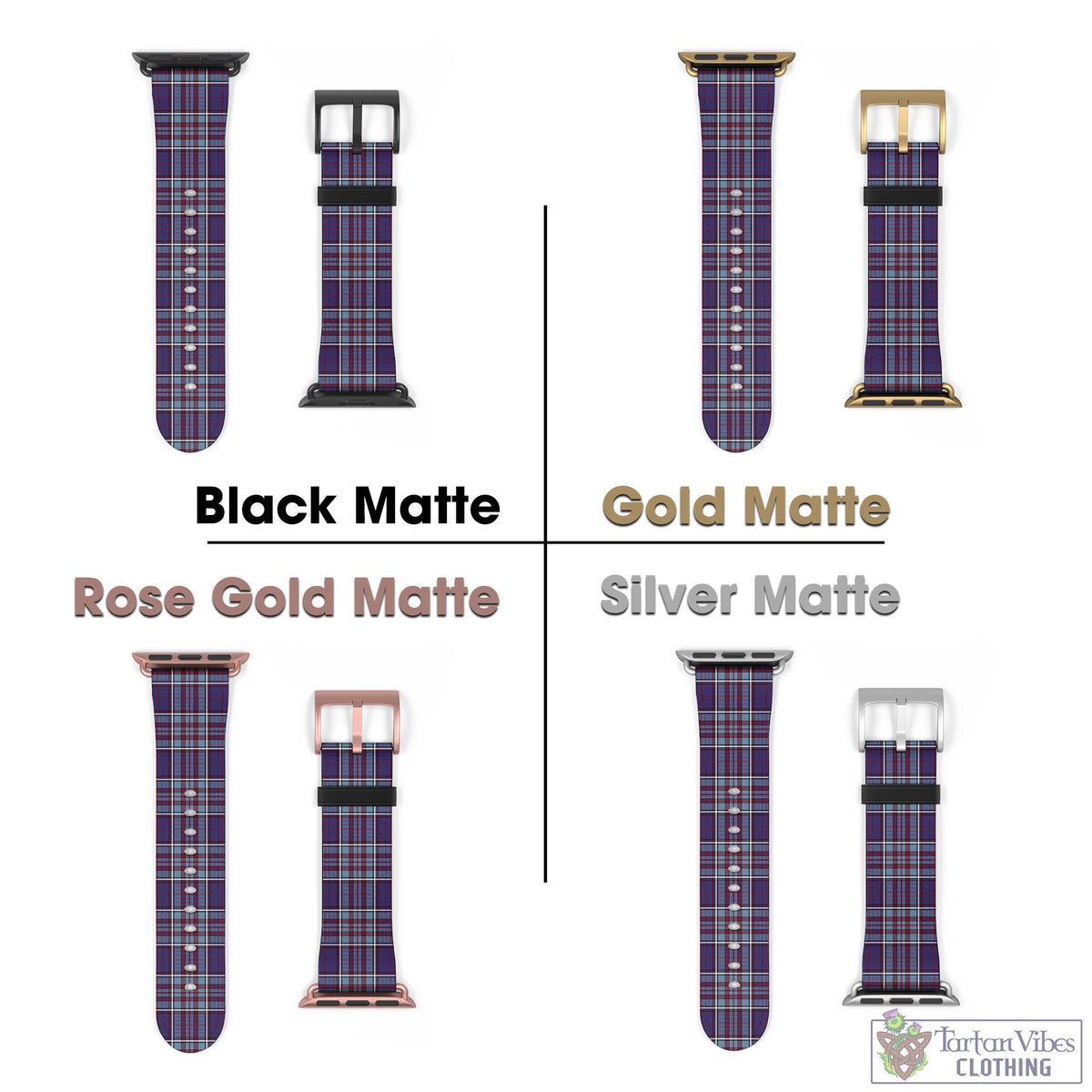 RCAF Tartan Watch Band 42 - 45 mm - Tartan Vibes Clothing
